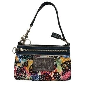 Coach poppy floral mini bag